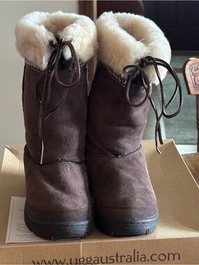 UGG Ultimate Cuff Sheepskin suede boots